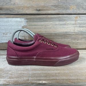 Vans Off The Wall Low Top Maroon Sneakers